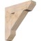 Ekena Millwork Traditional Slat Smooth Bracket, Douglas Fir, 5 1/2"W x 24"D x 24"H BKT06X24X24TRA06SDF - alternate 1
